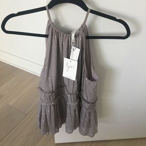 Joie New with tags grey and silver top.